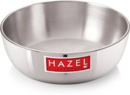 HAZEL Aluminium Induction Bottom 4mm Tasra Tasla 1.25 L capacity 17.9 cm diameter