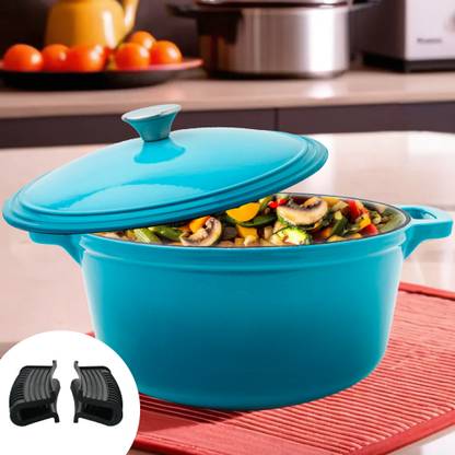 UMAI Enameled Cast Iron Cookware Dutch Oven with Lid 5 L capacity 28 cm diameter