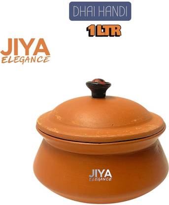 JIYA ELEGANCE DAHI HANDI 1 LTR Handi 1 L with Lid