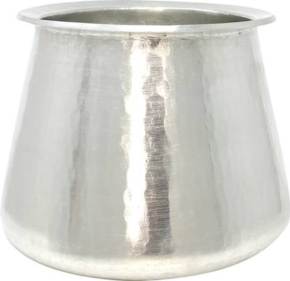 Rock Tawa Rock Tawa Tin Handi for Cooking Food Pot Shape Comfortable Cooking Handi 1.75 L