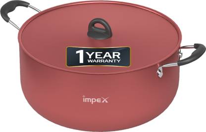 IMPEX ISP 3815 Nonstick Induction Base Biryani Pot 38 cm diameter 17 L capacity with Lid