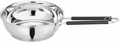 Camro Extra DEEP Fry PAN Induction Bottom ( 12 No.) Fry Pan 22 cm diameter 1.8 L capacity