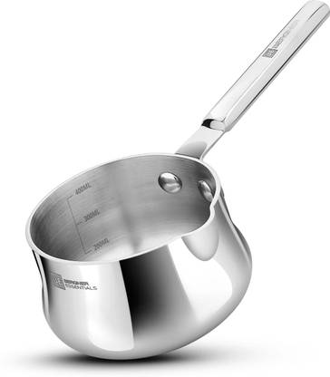 BERGNER BE Essentials TriPly Stainless Steel Coffee Warmer | Milk Pan 10 cm diameter 0.5 L capacity