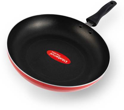 BlueBerry's 28 cm Nonstick Fry Pan 3 mm Thickness, 3 Layer Coating , Induction Base Gas Stove Compatible,Oil & BPA Free Fry Pan 28 cm diameter 2.5 L capacity