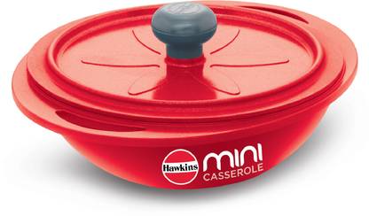 Hawkins Die-Cast Mini Casserole, Round (MCRR75) Sauce Pan 17.3 cm diameter with Lid 0.75 L capacity