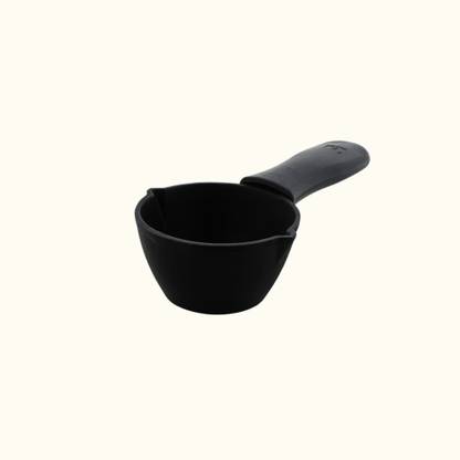 Trilonium Triple-Seasoned Cast Iron Tadka Pan 11cms | with Heat Proof Silicone Sleeve | Tadka Pan 12 cm diameter 0.45 L capacity