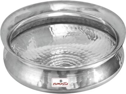 EVMASTU Biryani Pot Handi,Mutton Chicken Rice Gravy Cooking Multipurpose Cookware/Lagan Handi 3.7 L