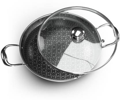 IMPEX Kadhai 24 cm diameter with Lid 2 L capacity