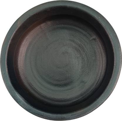 CPV CRAFTS Tamilnadu traditional clay fish curry pot 2ltrs hand made can use Gas stove Handi 2 L