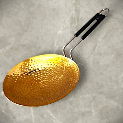 TAWAROTI ANUSH_BRASS_TAWA NA Pan 30 cm diameter with Lid 2 L capacity