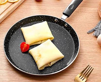 Sundry ® Healthy Eco Series Non Stick Dosa Tawa (NO-Induction Base) Grey Color Tawa 25 cm diameter