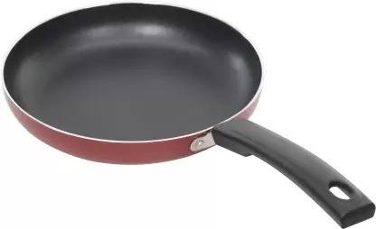Sri Krishna Impex SKI Fry Pan 310 MM Induction Base Fry Pan Curry Pan 24 cm diameter with Lid 1.5 L capacity