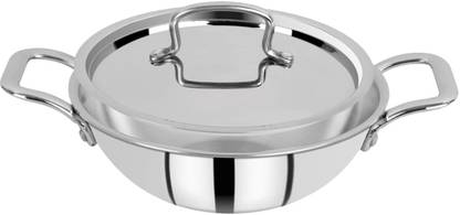 DEEP VANSH Triply Kaddai With Lid Tasla with Lid 2 L capacity 22 cm diameter