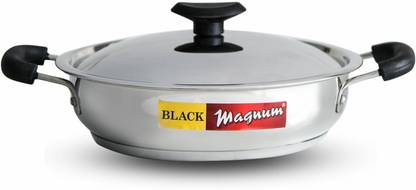 Black Magnum Pro SKH-2 Kadhai 23 cm diameter with Lid 2.5 L capacity