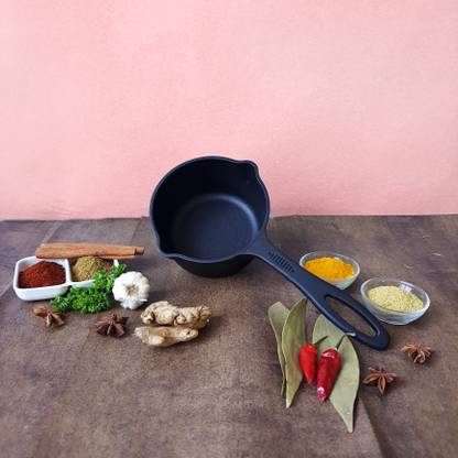 Feroall Feroall Cookware cast iron tadka pan Tadka Pan 11.4 cm diameter 0.5 L capacity