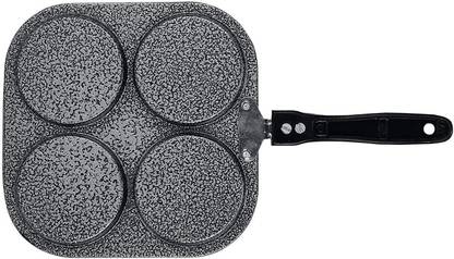 MUSVUZA Non-Stick Mini Grill Tawa Uttapam Tawa Multi Snack Grill Pan 19 cm diameter 1 L capacity