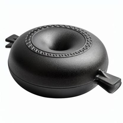 Shop Home Essentials HomeEssentials Cast Iron Grill and Bake Pan - 22cm (Black) Roasting Pan 22 cm diameter 2.5 L capacity