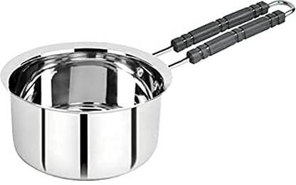 Salasar Stainless Steel Sauce Pan,Flat Base Sauce Pan,Tea Pot Cookware with Handle Pot Pot 18 cm diameter 1.5 L capacity