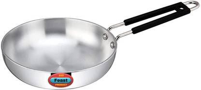 Feast Aluminium Frying Pan Induction Base/Cooking Items for Kitchen/Fry Pan Fry Pan 22 cm diameter 1.45 L capacity