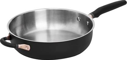 Meyer Accent Series Stainless Steel Saute Pan With Helper Handle, 4.5 Litres Fry Pan 28 cm diameter 4.5 L capacity
