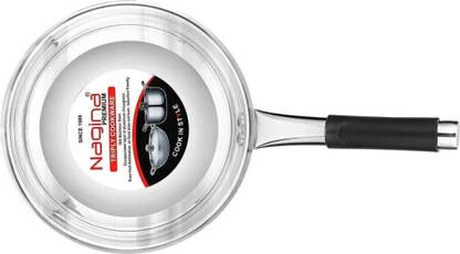 NAGINA COOKWARE Triply Steel Fry Pan 20 cm diameter 1 L capacity