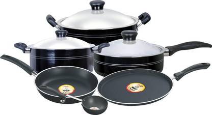 Pigeon Navratna Gift Set Fry Pan 24 cm diameter with Lid 1 L capacity
