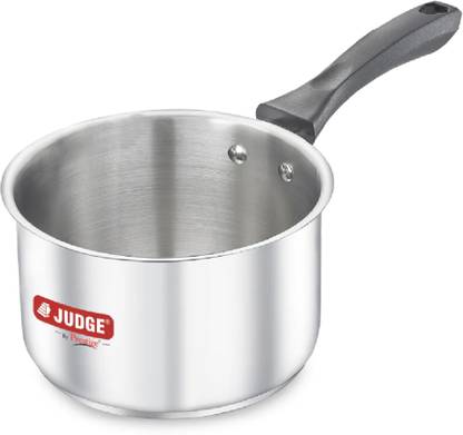 Judge Classic Unique Triply Bottom Cook and Serve Milk Pan 14 cm diameter 1.4 L capacity