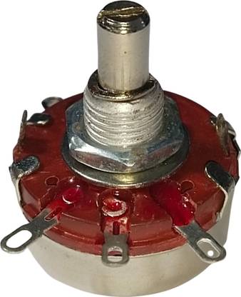 BUDHAN PRODUCTS INC 100K 2W Single Turn Rotary Carbon Film Potentiometer 100KOhm Variable Resistance Rotary Potentiometer