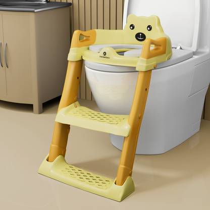 StarAndDaisy Baby Potty Training Toilet Seat, Anti-Slip Potty Training Seat With Ladder Potty Seat