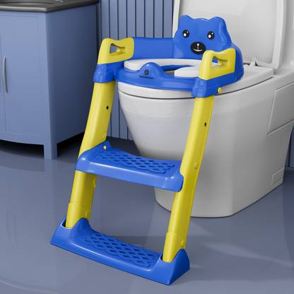 StarAndDaisy Baby Potty Training Toilet Seat, Anti-Slip Potty Training Seat With Ladder Potty Seat