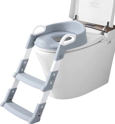 R for Rabbit Hiltop Kids Step Stool Adjustable & Non-Slip Ladder for 1 -7 Years Kids Potty Seat