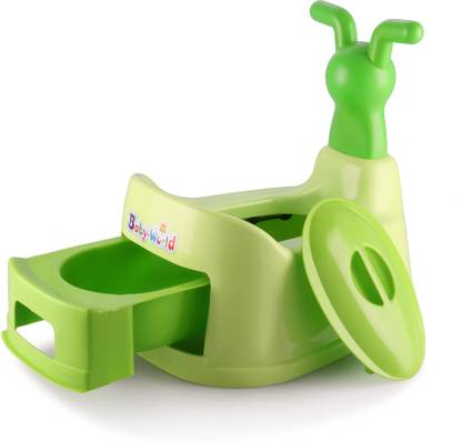 Zerya Baby World Potty Seat Cartoon Face with Removable Tray & Closing Lid Potty Seat