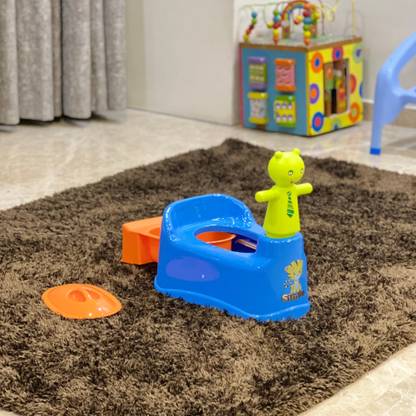 KORBOX Potty Dora Toilet Trainer Seat/Chair with Lid and High Back Support Potty Seat