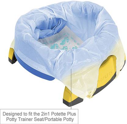 Potette Plus Kalencom Liners Disposable Portable Potty Liners (30 Liners) Potty Seat