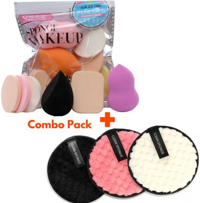 Haan Beauty Blender 1Pkt | Makeup Remover Puff 1PC makeup Combo for Girls