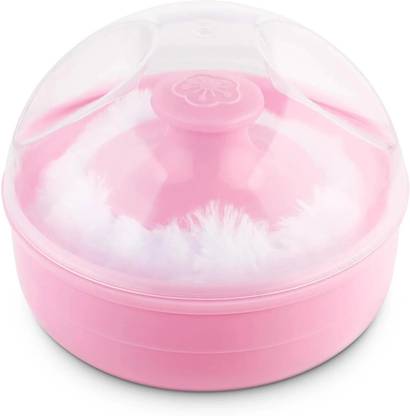 Keli Powder Puff Container | Box Holder Container For Babies, Women, Men