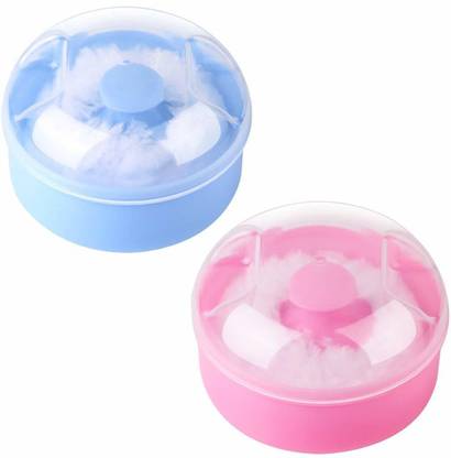 DVIVI Body Powder Container Body Powder Case- Baby Soft Face Body Cosmetic Powder Puff