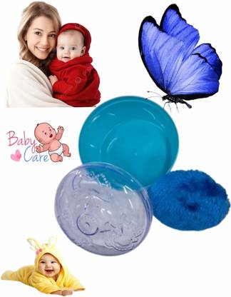 Dr-Gentle Premium Powder Puff with Powder Storage