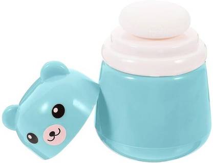 Honey Boo Baby Powder Puff Portable Dispenser with Box Holder Container for Newborn & Kids