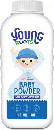 Young Roots Baby Powder with Neem, Aloe Vera, Paraben & Sulfate Free, Derma Tested