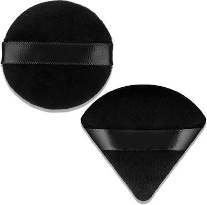 Gleva Powder Puff Face Makeup Sponge, Foundation Blending, Beauty Blender Set