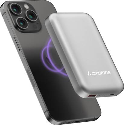 Ambrane 10000 mAh 22.5 W Wireless With MagSafe Power Bank