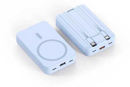 FAHIG 10000 mAh 15 W Wired & Wireless With MagSafe Mini Pocket Size Power Bank