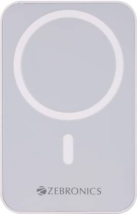 ZEBRONICS 10000 mAh 20 W Wired & Wireless With MagSafe Compact Pocket Size Power Bank