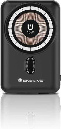 skylive 10000 mAh Wireless With MagSafe Compact Pocket Size Power Bank