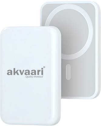 akvaari 10000 mAh 25 W Wired & Wireless With MagSafe Slim Pocket Size Power Bank