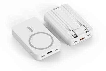FAHIG 10000 mAh 15 W Wired & Wireless With MagSafe Mini Pocket Size Power Bank