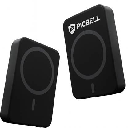 PICBELL 10000 mAh 15 W Wired & Wireless With MagSafe Compact Pocket Size Power Bank