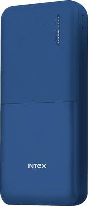 Intex 10000 mAh Power Bank (12 W, Fast Charging)  (Navy Blue, Lithium Polymer)