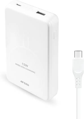 ERD 10000 mAh 15 W Wired & Wireless With MagSafe Compact Pocket Size Power Bank